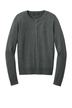 Port Authority® Women's Easy Care Crewneck Cardigan Sweater LSW2870 - hero