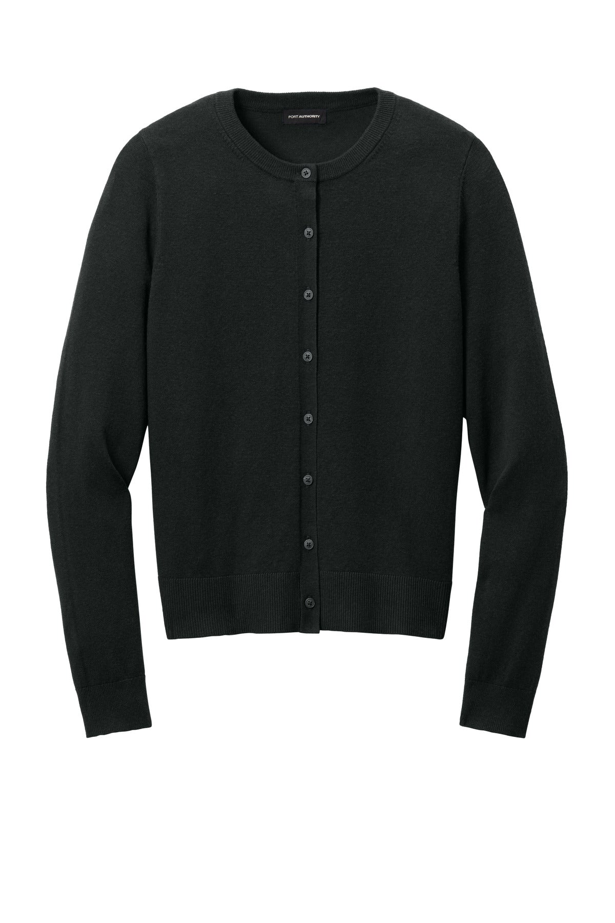 Port Authority® Women's Easy Care Crewneck Cardigan Sweater LSW2870