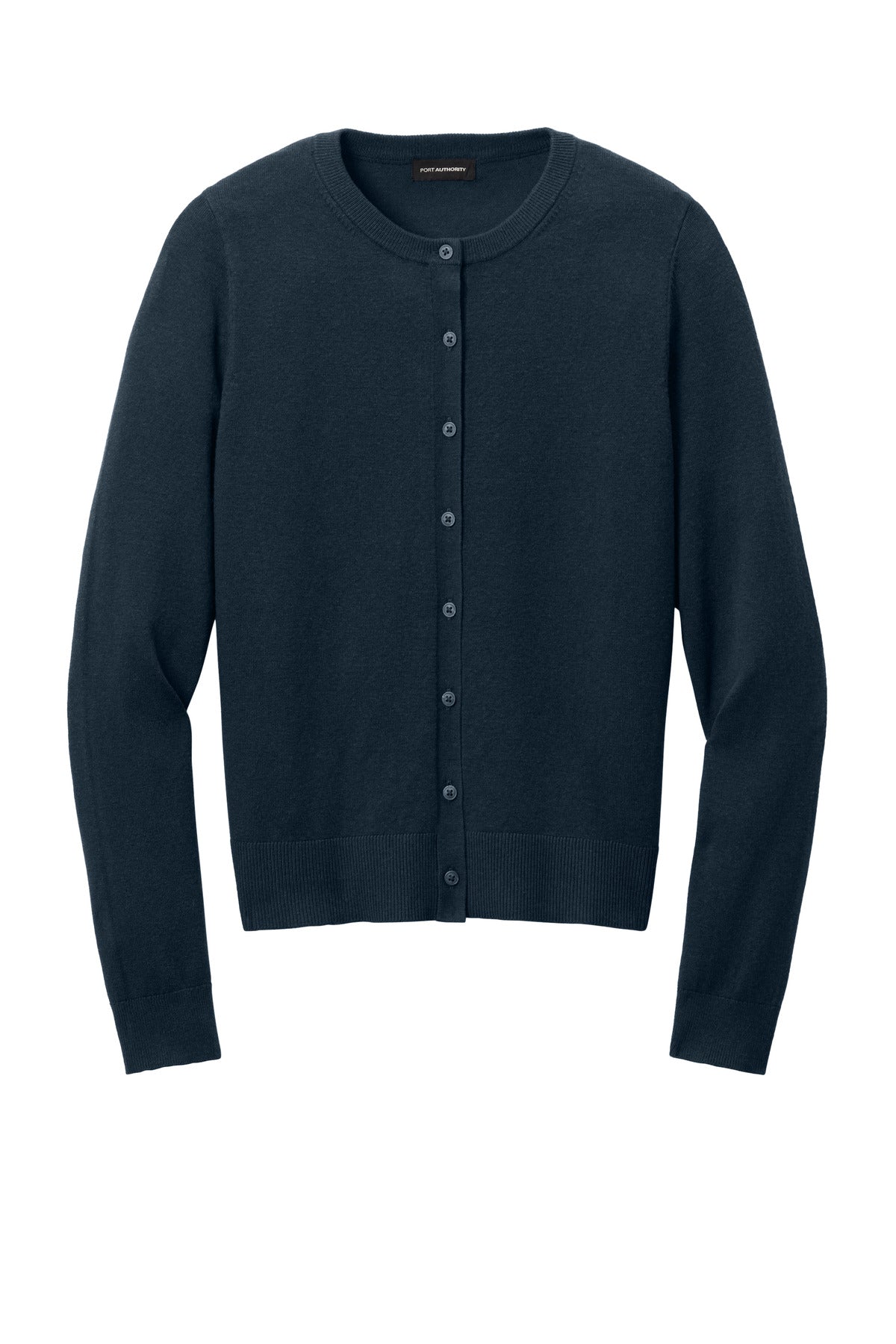 Port Authority® Women's Easy Care Crewneck Cardigan Sweater LSW2870