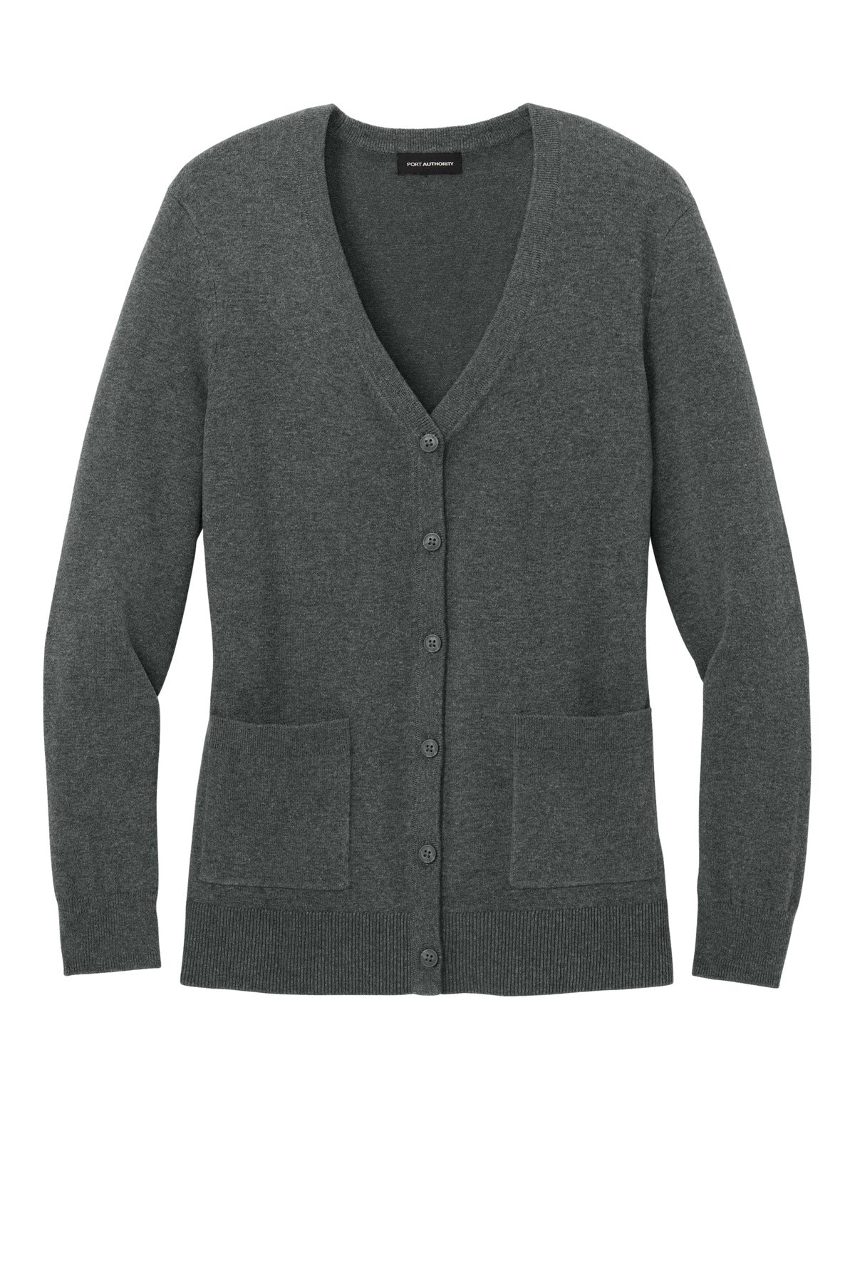 Port Authority® Women's Easy Care Button-Up Cardigan Sweater LSW4150 - hero