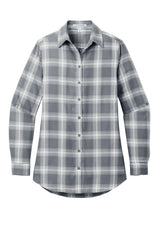 Port Authority® Women's Plaid Flannel Tunic . LW668