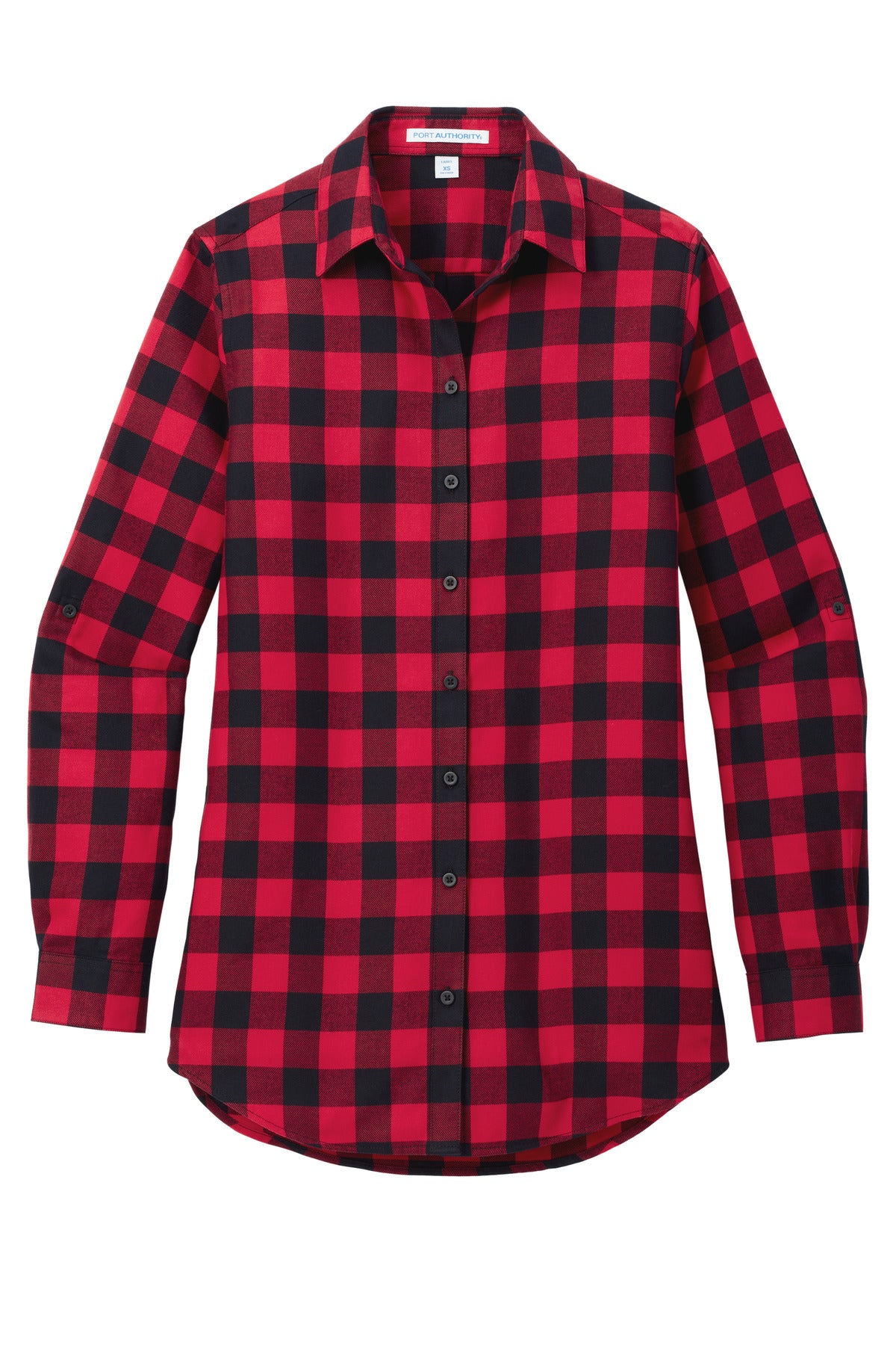 Port Authority® Women's Plaid Flannel Tunic . LW668