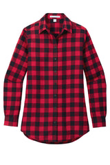 Port Authority® Women's Plaid Flannel Tunic . LW668