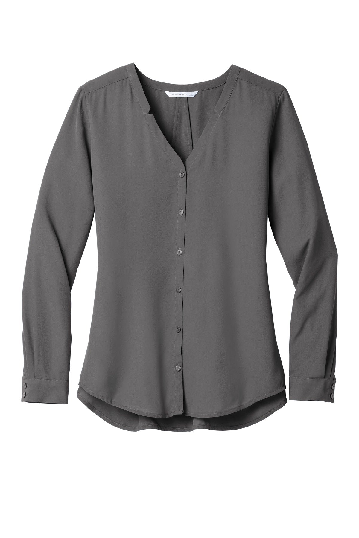Port Authority® Women's Long Sleeve Button-Front Blouse. LW700