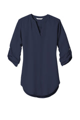 Port Authority® Women's 3/4-Sleeve Tunic Blouse. LW701