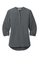 Port Authority® Women's 3/4-Sleeve Textured Crepe Tunic LW713