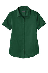 Port Authority® Women's Short Sleeve SuperPro ReactTwill Shirt. LW809