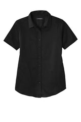 Port Authority® Women's Short Sleeve SuperPro ReactTwill Shirt. LW809