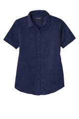 Port Authority® Women's Short Sleeve SuperPro ReactTwill Shirt. LW809