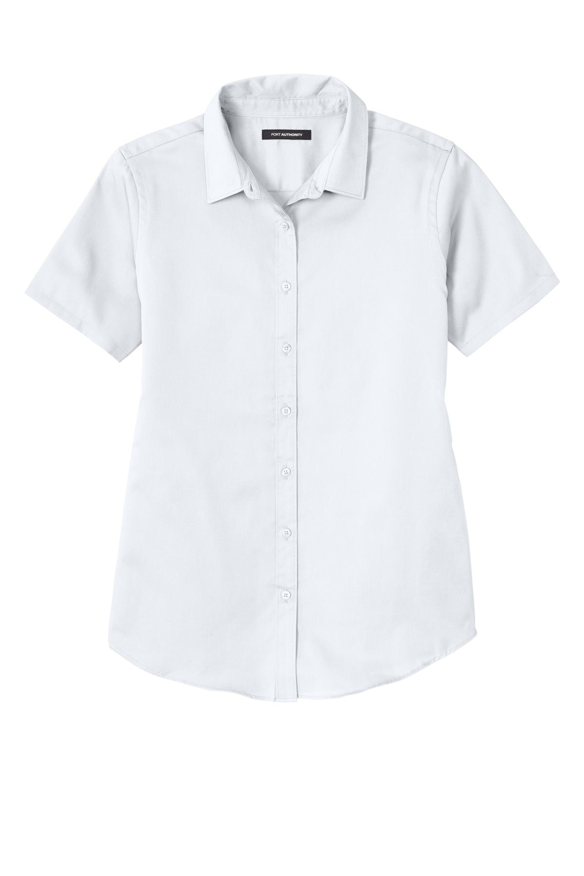 Port Authority® Women's Short Sleeve SuperPro ReactTwill Shirt. LW809