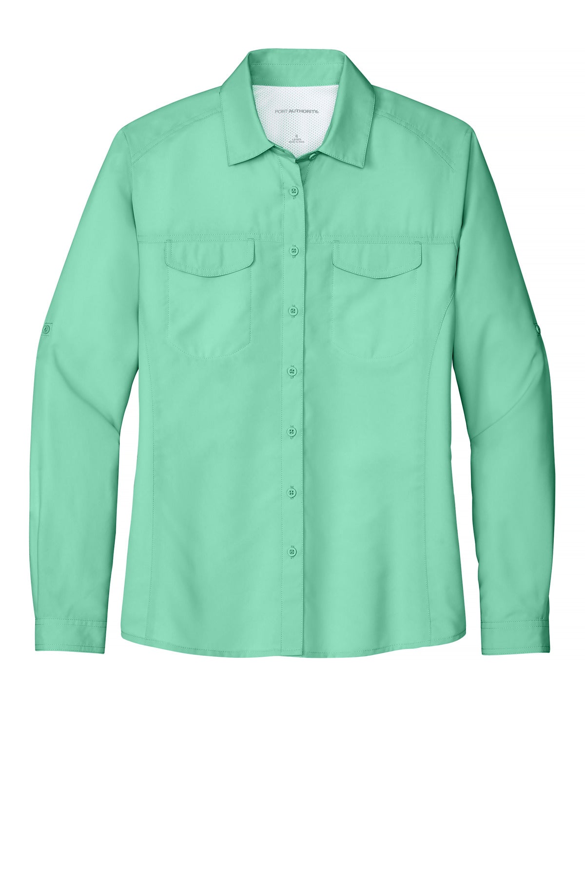 Port Authority® Women's Long Sleeve UV Daybreak Shirt LW960 - hero