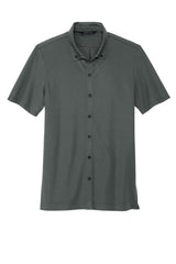 Mercer+Mettle® Stretch Pique Full-Button Polo MM1006 - hero