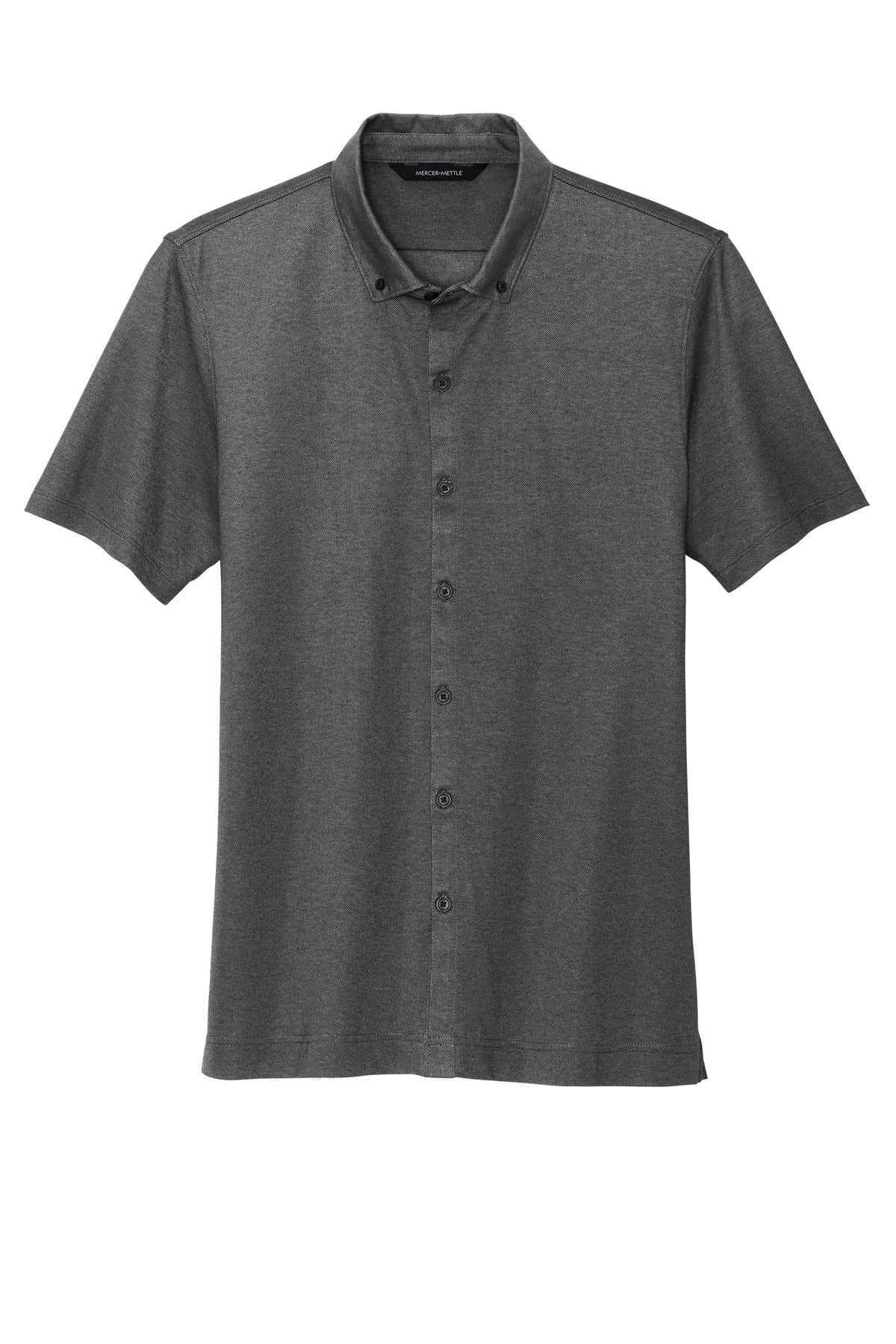 Mercer+Mettle® Stretch Pique Full-Button Polo MM1006