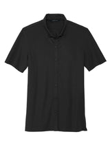 Mercer+Mettle® Stretch Pique Full-Button Polo MM1006