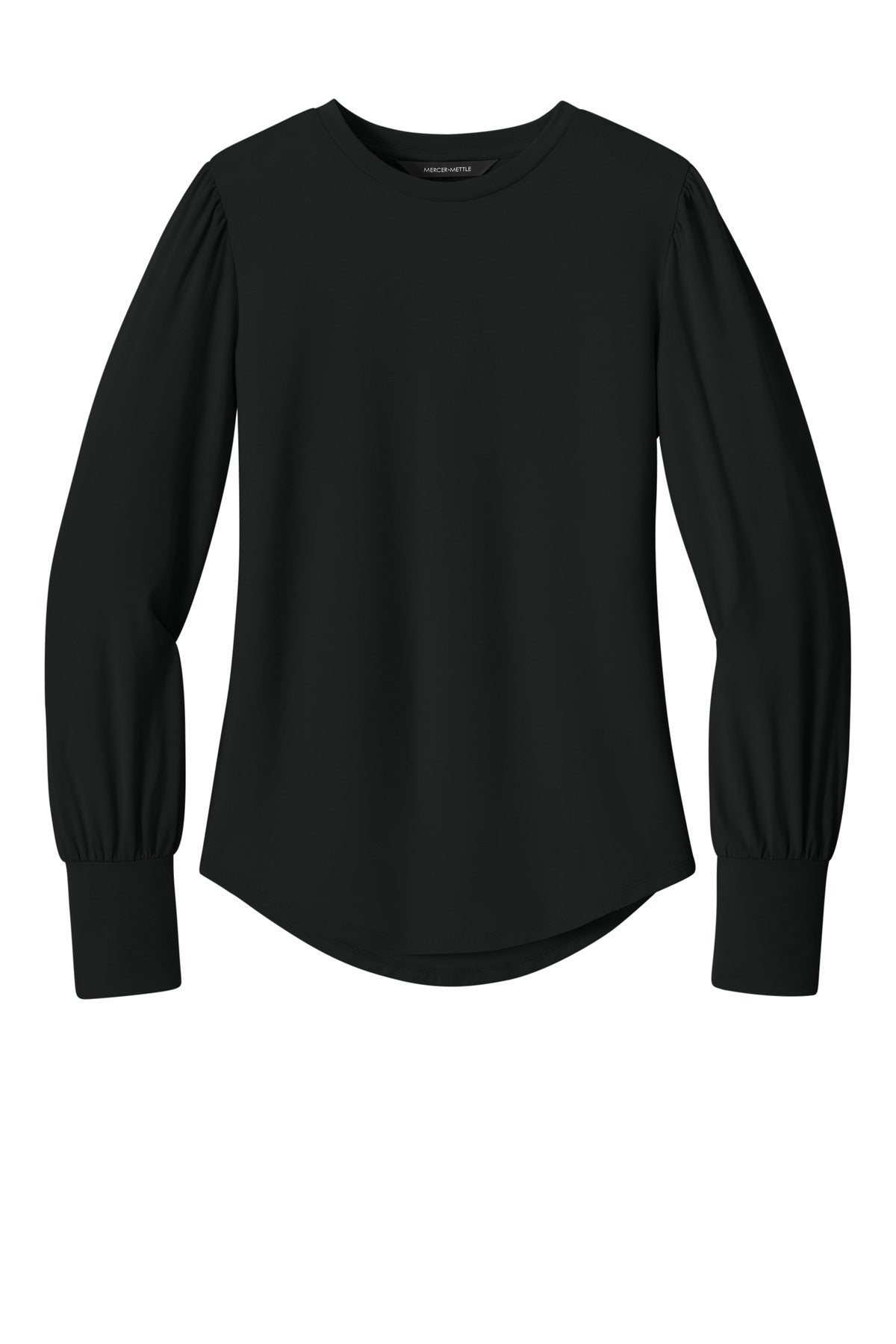 Mercer+Mettle® Women's Stretch Jersey Long Sleeve Blouson Top MM1019 - hero