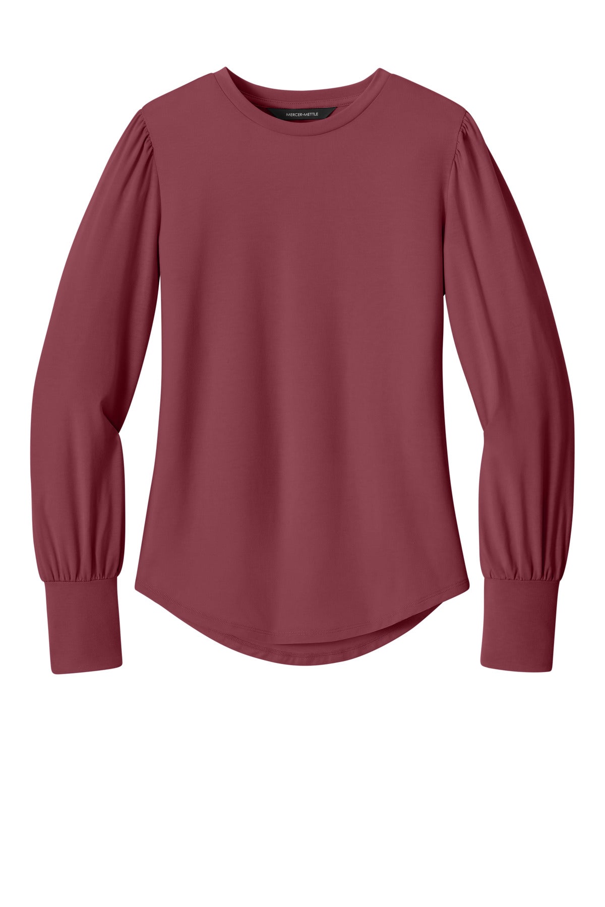 Mercer+Mettle® Women's Stretch Jersey Long Sleeve Blouson Top MM1019