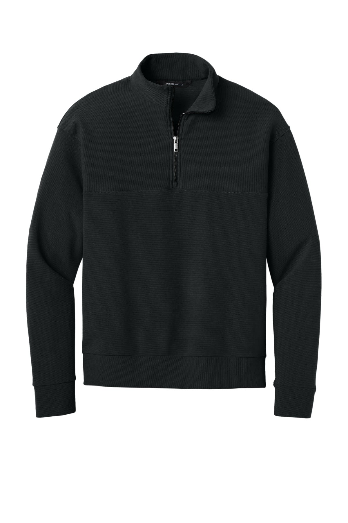 Mercer+Mettle® Linear Texture 1/4-Zip MM3040 - hero