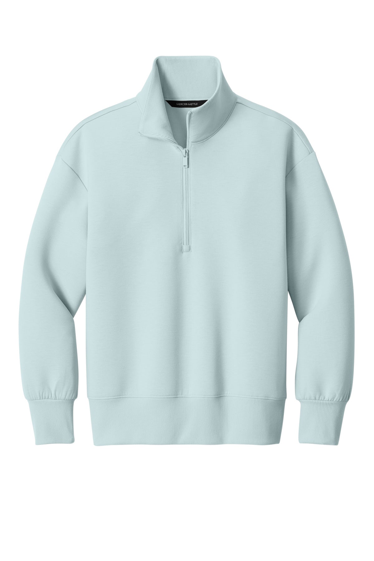 Mercer+Mettle® Women's Soft Spacer 1/4-Zip MM3101 - hero