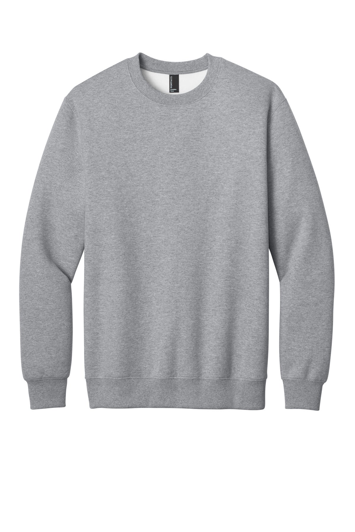 Port & Co® Foundation Fleece Pullover Crewneck Sweatshirt PC107