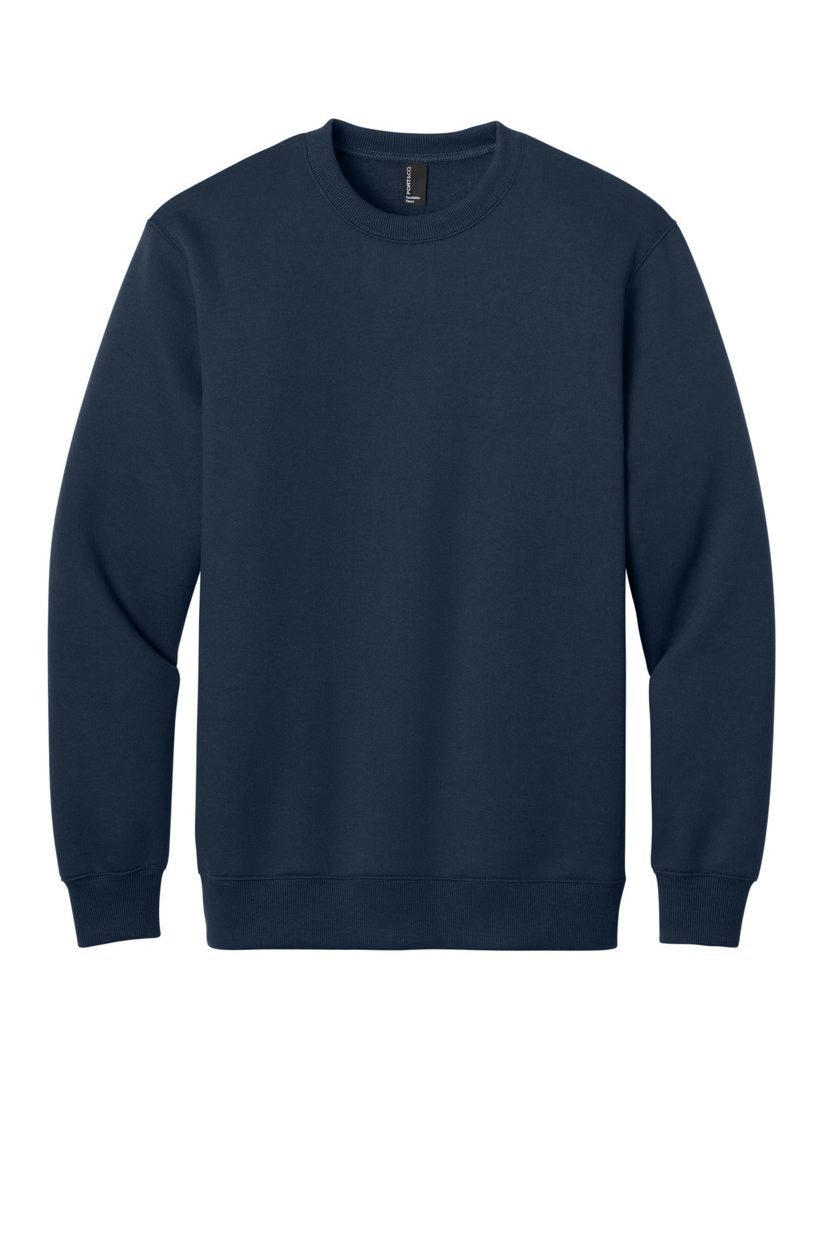 Port & Co® Foundation Fleece Pullover Crewneck Sweatshirt PC107