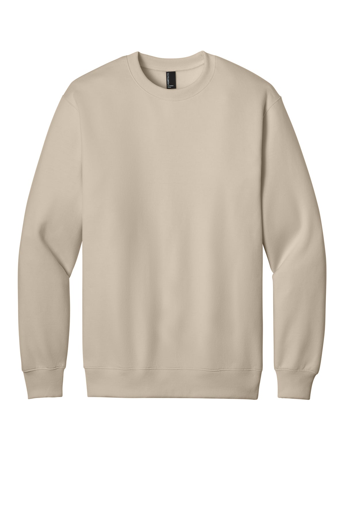Port & Co® Foundation Fleece Pullover Crewneck Sweatshirt PC107