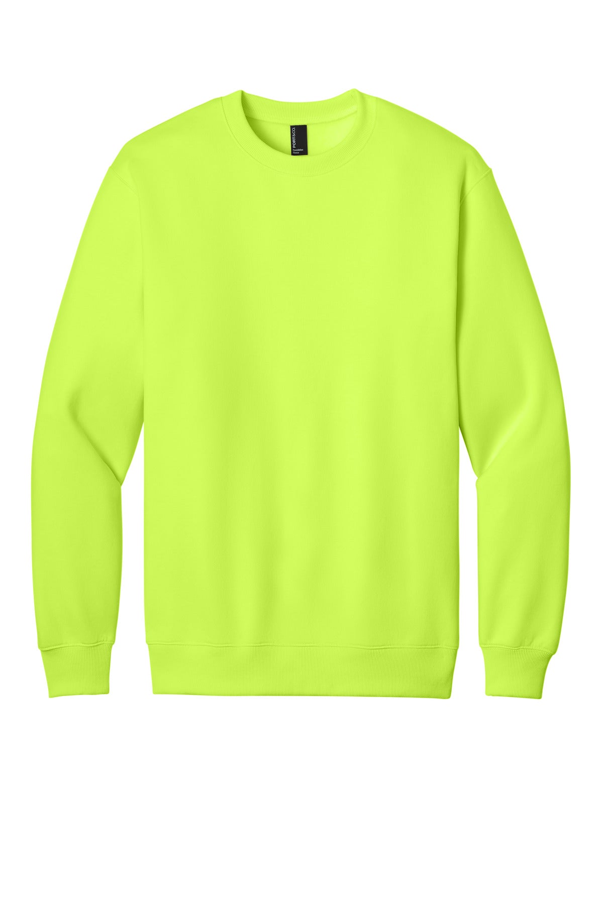 Port & Co® Foundation Fleece Pullover Crewneck Sweatshirt PC107