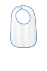 Rabbit Skins Infant Contrast Trim Terry Bib. RS1003