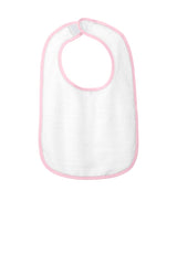 Rabbit Skins Infant Contrast Trim Terry Bib. RS1003