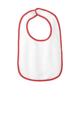 Rabbit Skins Infant Contrast Trim Terry Bib. RS1003