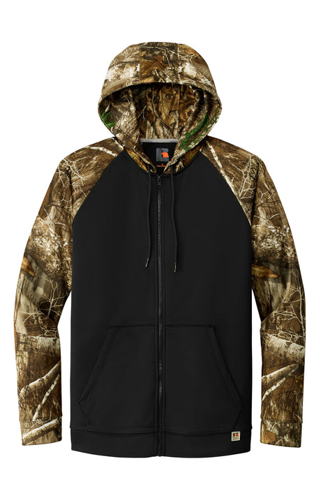 Russell Outdoors Realtree® Performance Colorblock Full-Zip Hoodie RU452 - hero