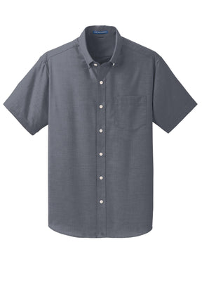Port Authority® Short Sleeve SuperPro Oxford Shirt. S659 - hero