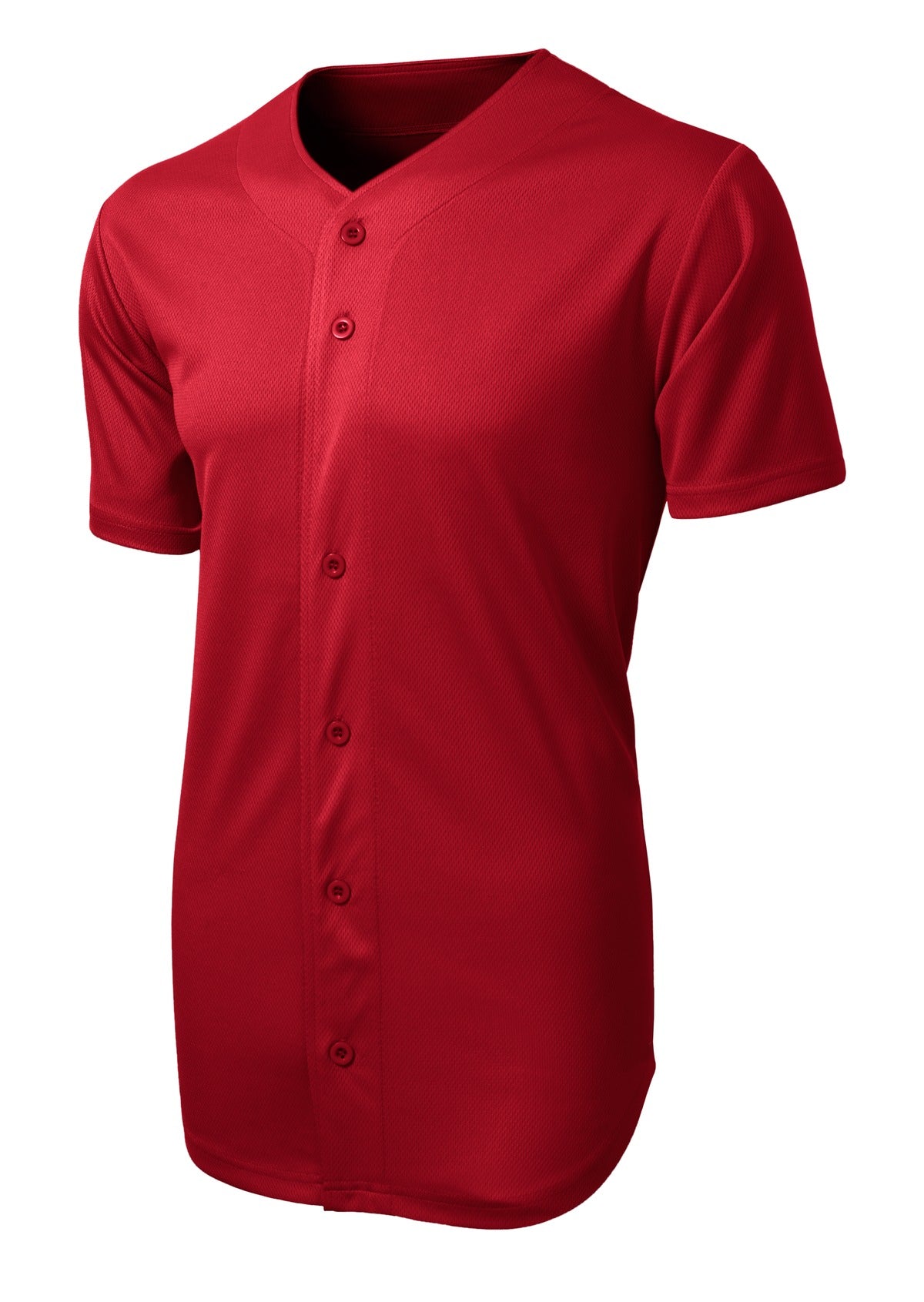 Sport-Tek® PosiCharge® Tough Mesh Full-Button Jersey. ST220