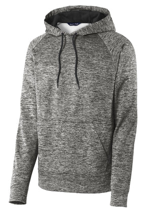 Sport-Tek® PosiCharge® Electric Heather Fleece Hooded Pullover. ST225 - hero