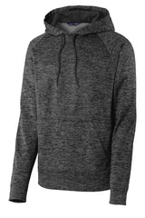 Sport-Tek® PosiCharge® Electric Heather Fleece Hooded Pullover. ST225