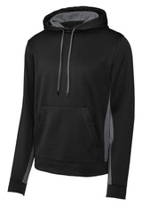 Sport-Tek® Sport-Wick® Fleece Colorblock Hooded Pullover. ST235 - hero