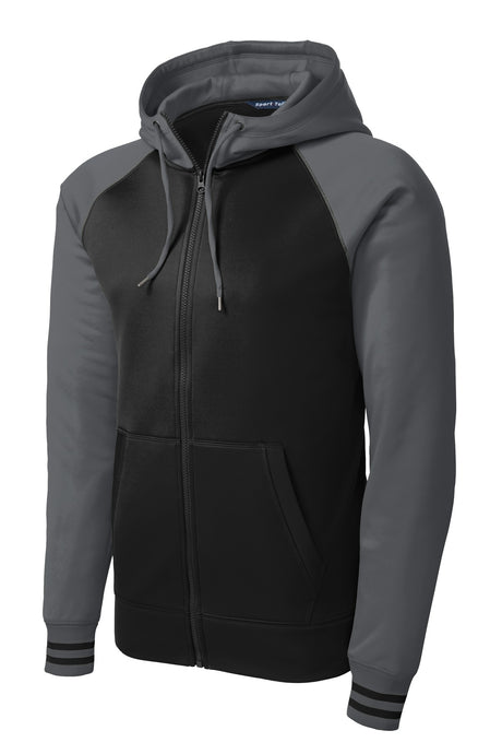 Sport-Tek® Sport-Wick® Varsity Fleece Full-Zip Hooded Jacket. ST236 - hero