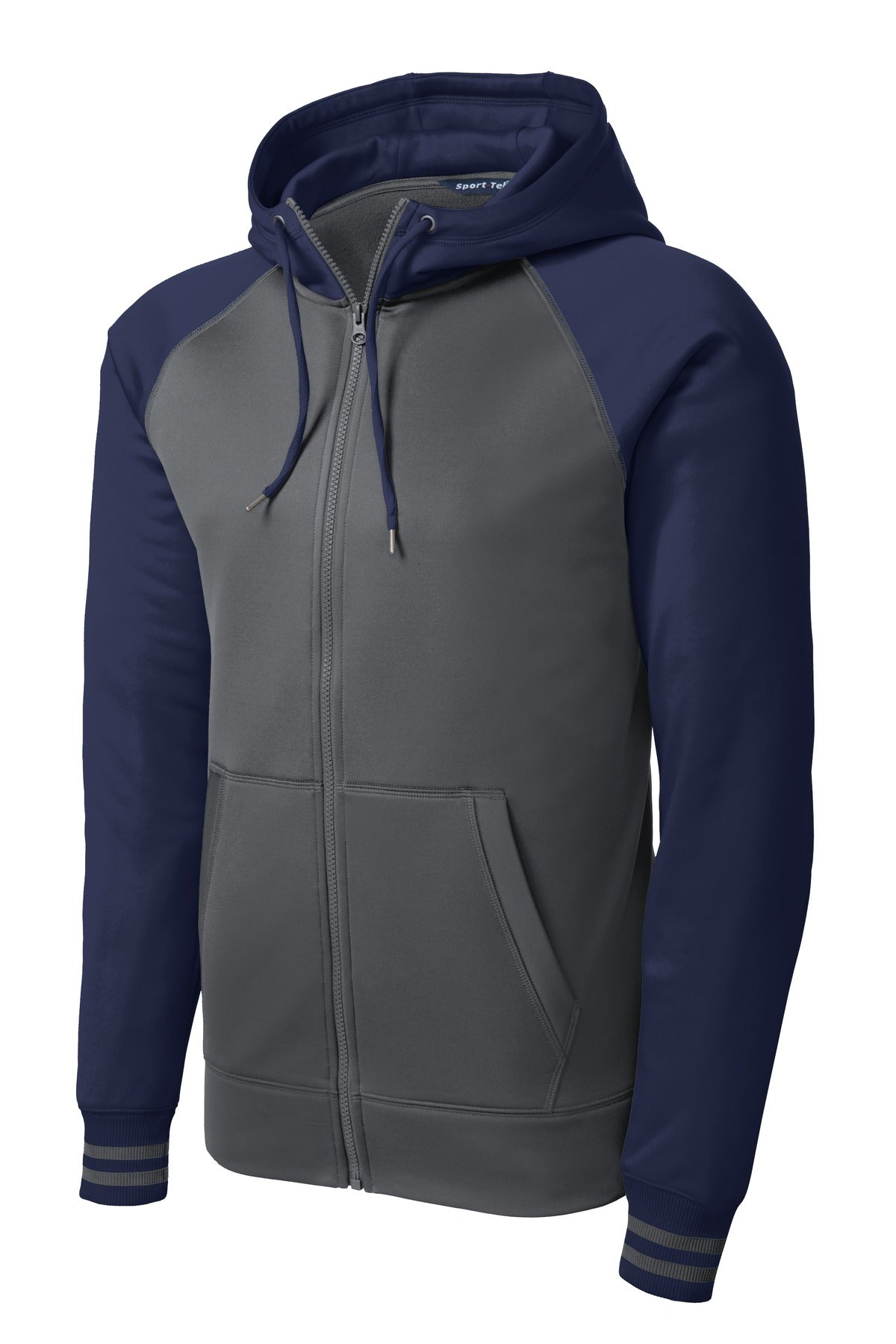 Sport-Tek® Sport-Wick® Varsity Fleece Full-Zip Hooded Jacket. ST236