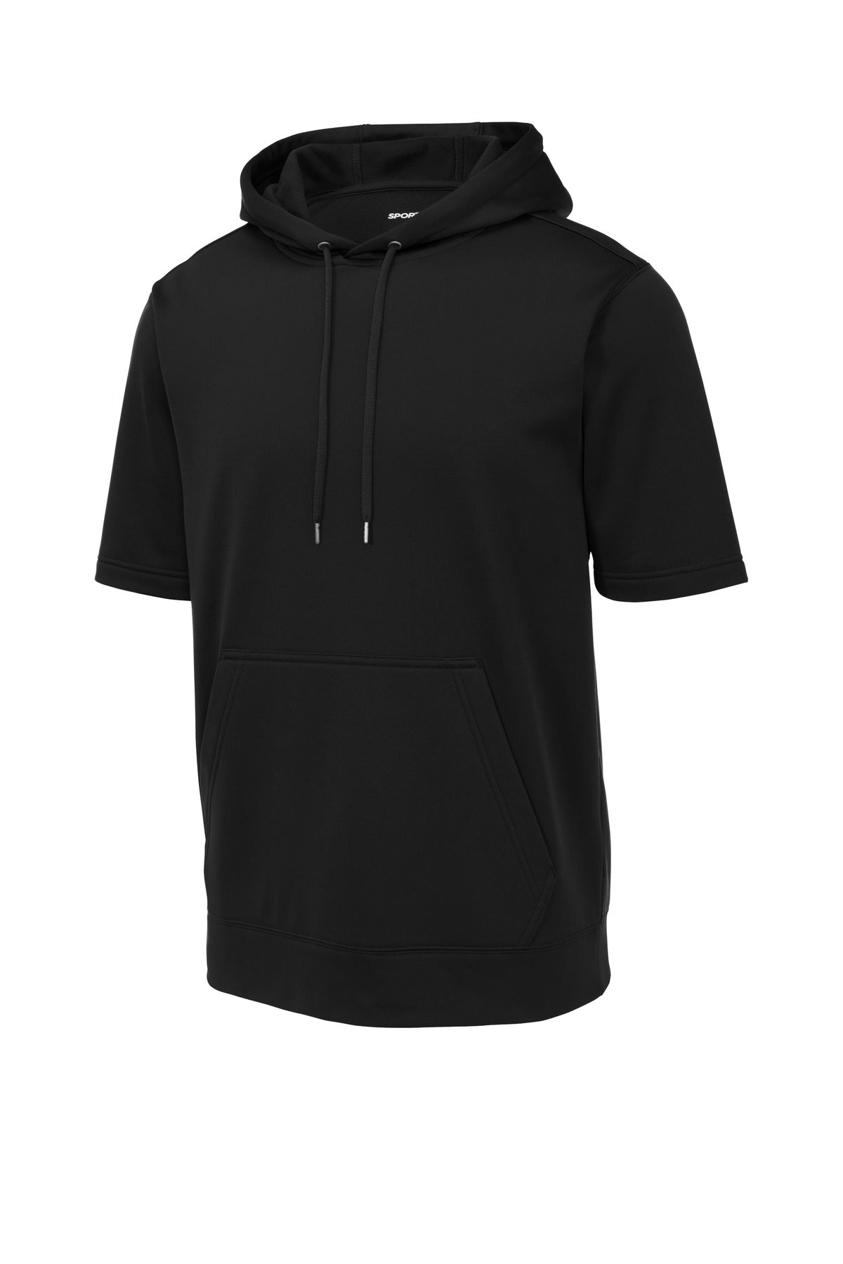 Sport-Tek ® Sport-Wick ® Fleece Short Sleeve Hooded Pullover. ST251 - hero
