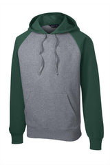 Sport-Tek® Raglan Colorblock Pullover Hooded Sweatshirt. ST267