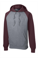 Sport-Tek® Raglan Colorblock Pullover Hooded Sweatshirt. ST267