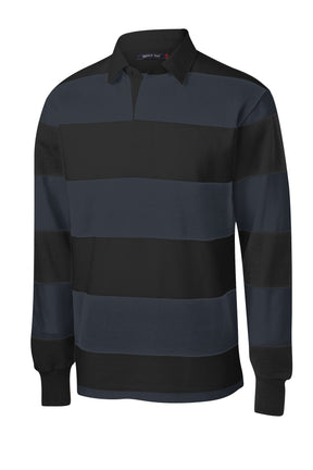 Sport-Tek® Classic Long Sleeve Rugby Polo. ST301 - hero