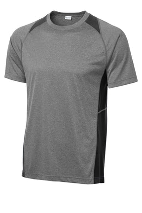 Sport-Tek® Heather Colorblock Contender Tee. ST361 - hero