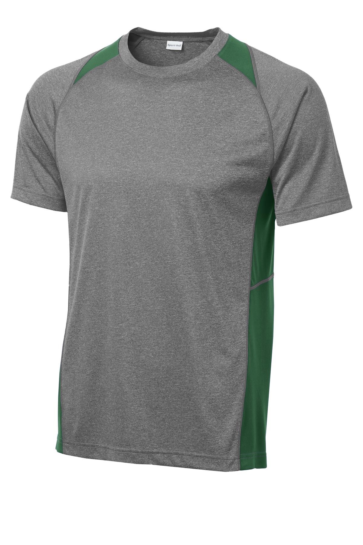 Sport-Tek® Heather Colorblock Contender Tee. ST361