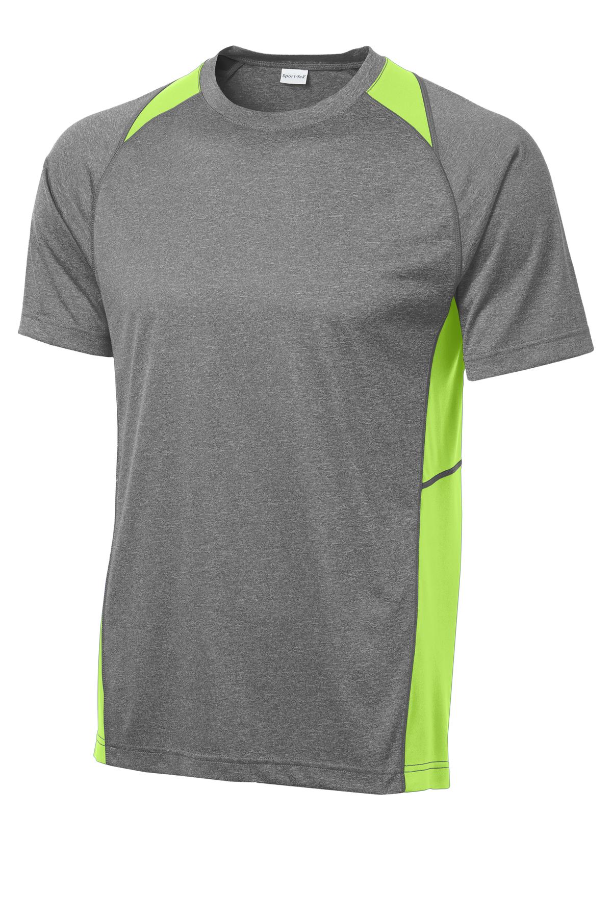 Sport-Tek® Heather Colorblock Contender Tee. ST361