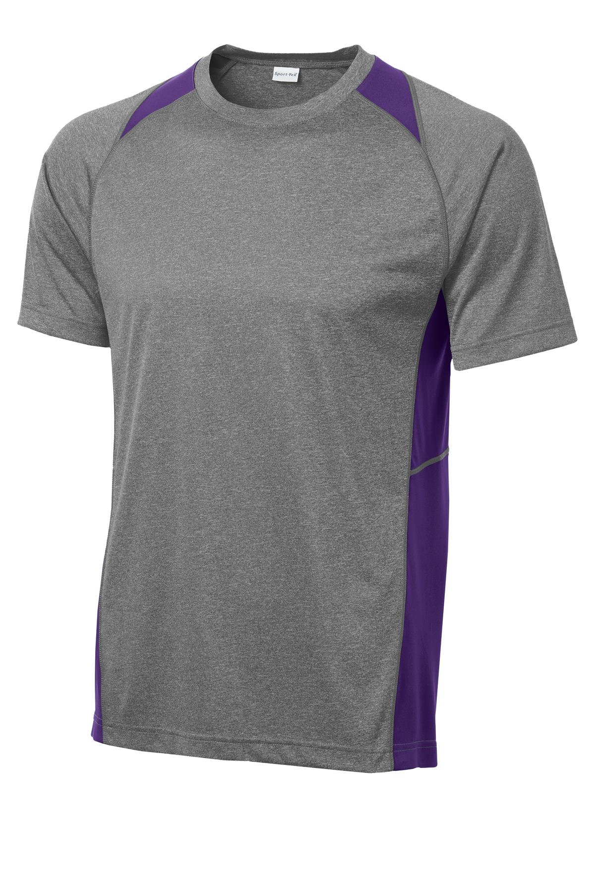 Sport-Tek® Heather Colorblock Contender Tee. ST361