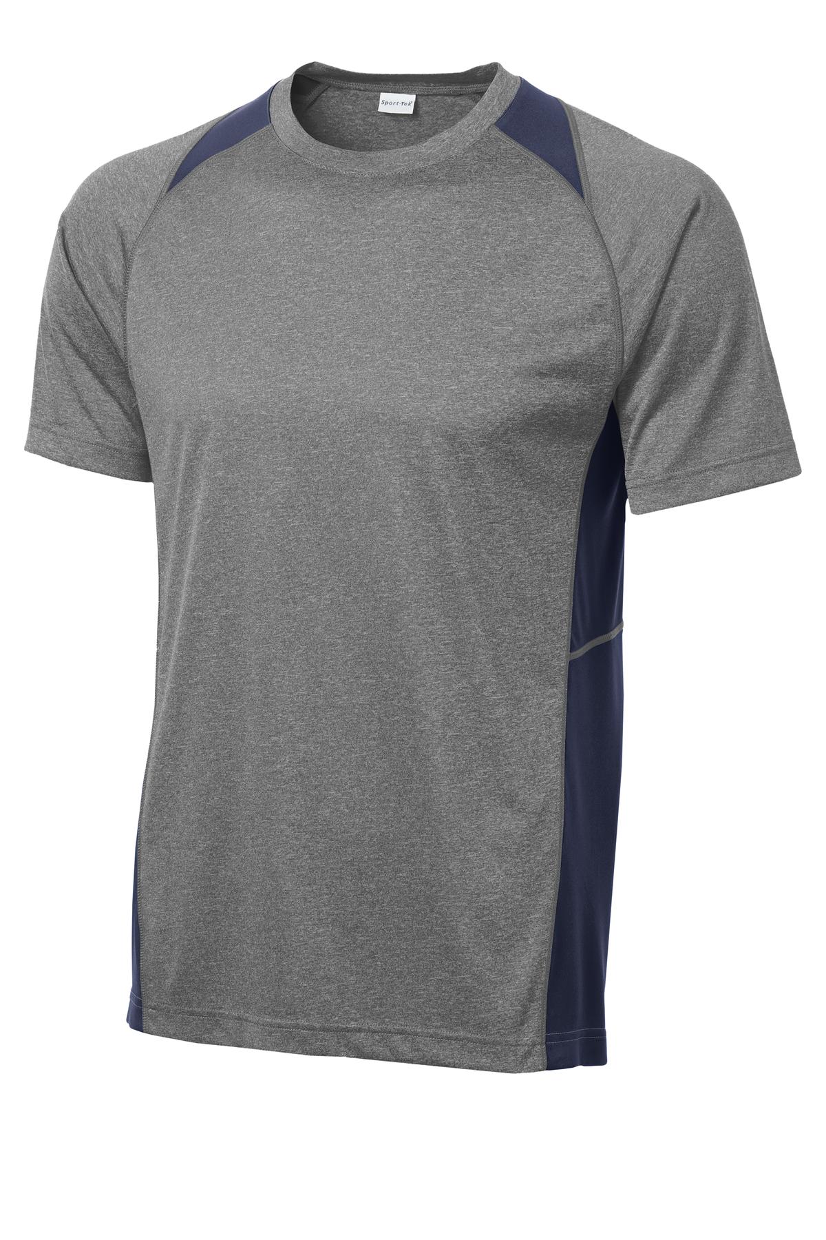 Sport-Tek® Heather Colorblock Contender Tee. ST361