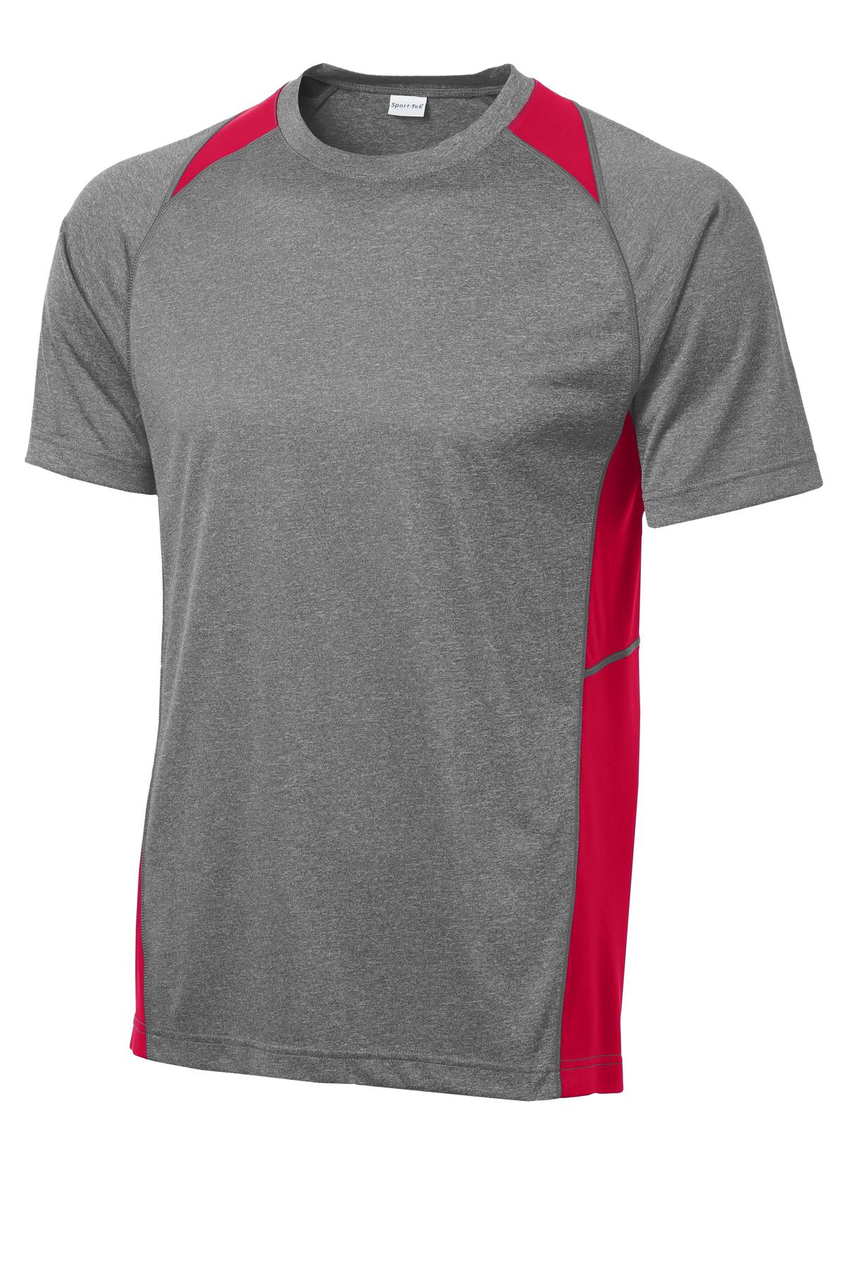 Sport-Tek® Heather Colorblock Contender Tee. ST361