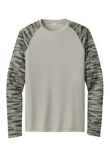 Sport-Tek® Drift Camo Colorblock Long Sleeve Tee ST376LS