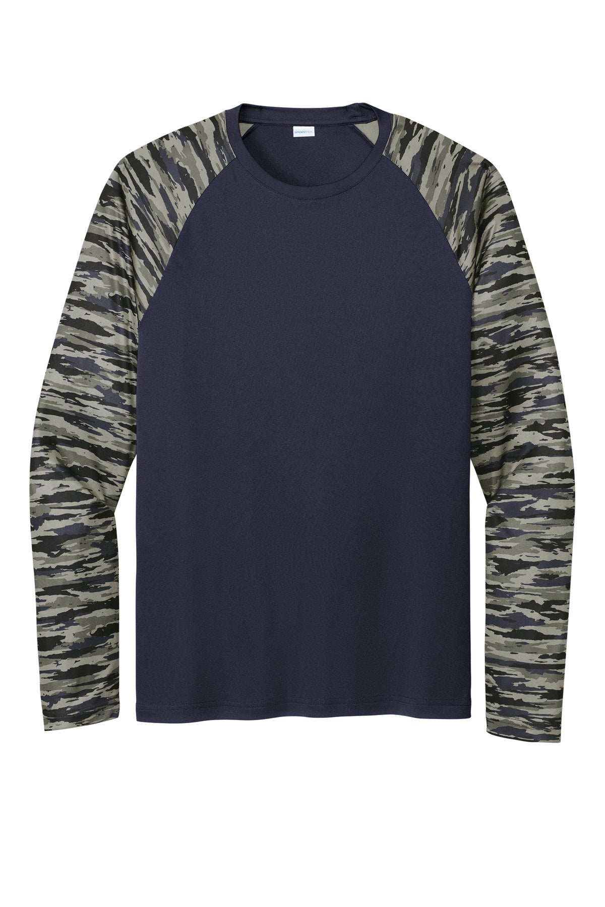 Sport-Tek® Drift Camo Colorblock Long Sleeve Tee ST376LS