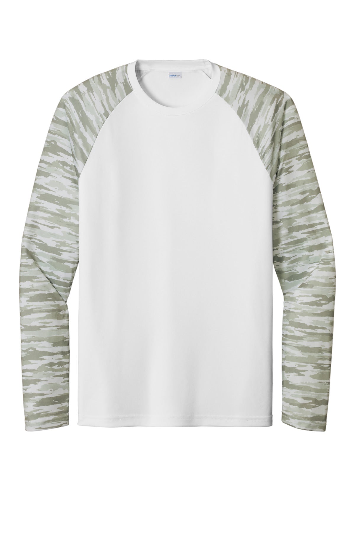 Sport-Tek® Drift Camo Colorblock Long Sleeve Tee ST376LS